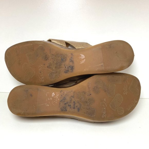 Kork Ease Madera Leather Wedge Slides Sandal Platforms 11 - Picture 6 of 7